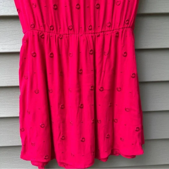 Anthropologie ett:twa Romper Embroidered Pink Women's Size S - Picture 9 of 16